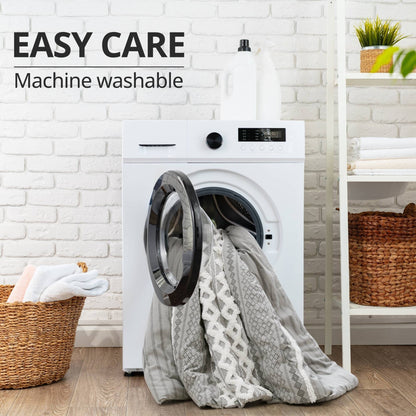 Ensemble de couette en coton imprimé INK+IVY Imani avec chenille