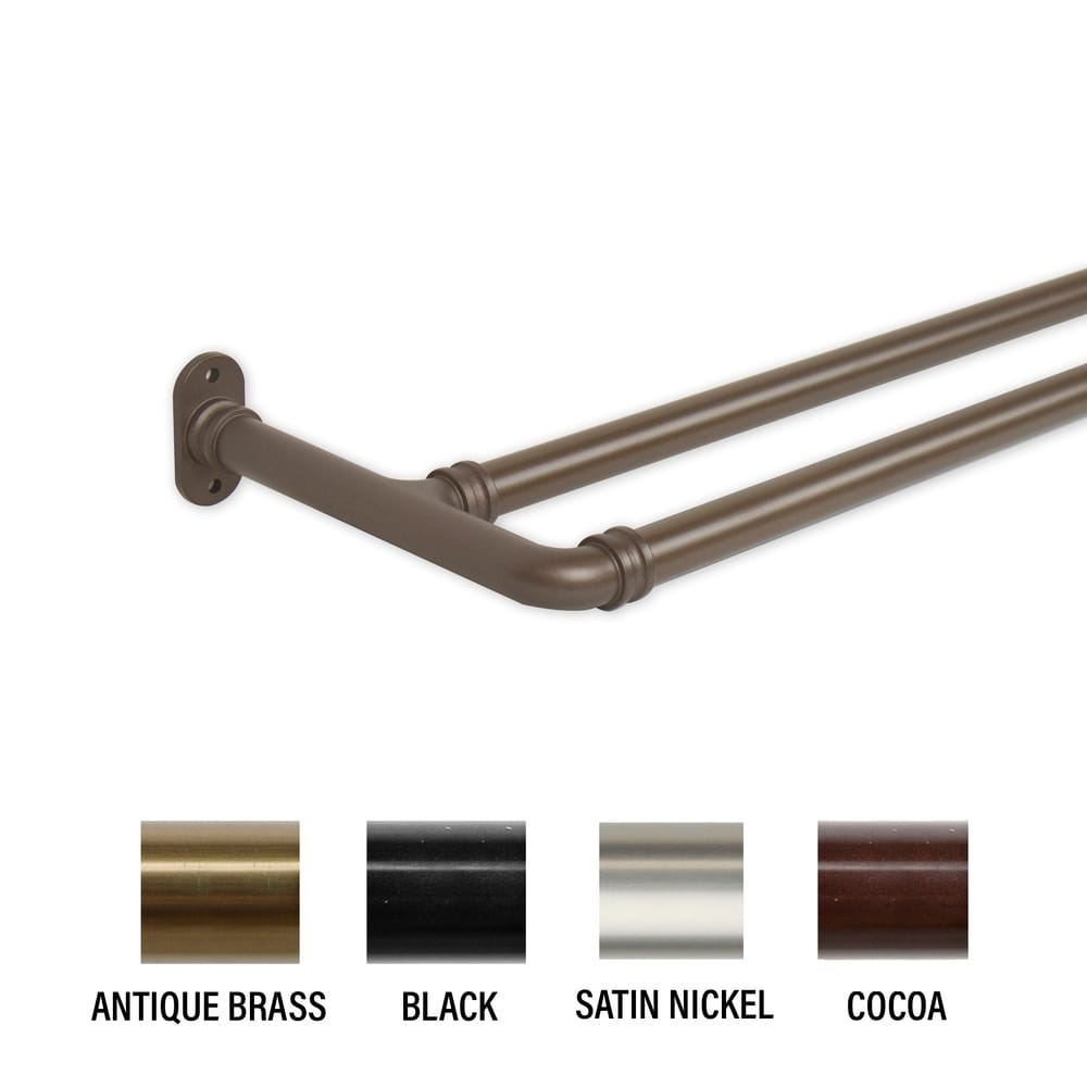 Tringle à rideaux occultante double InStyleDesign de 1,57 cm (0,62 pouce)