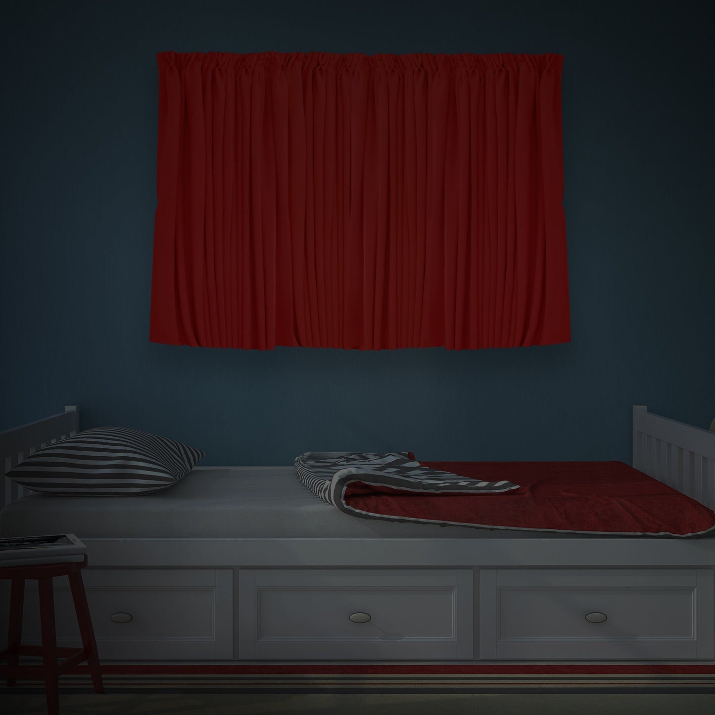 Tringle à rideaux réglable en tuyau d'acier industriel InStyleDesign de 2,5 cm (1 pouce)