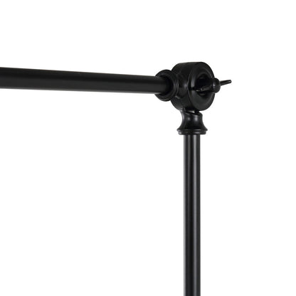 Applique murale industrielle WINGBO à bras articulé avec abat-jour en métal, lot de 2...