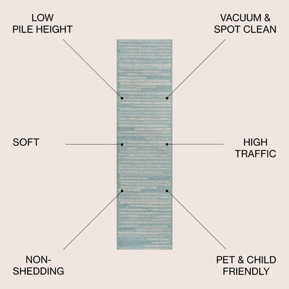 JONATHAN Y Tapis moderne à rayures berbères Aksil