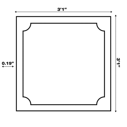 Tapis d'intérieur/extérieur JONATHAN Y à motif floral tissé texturé