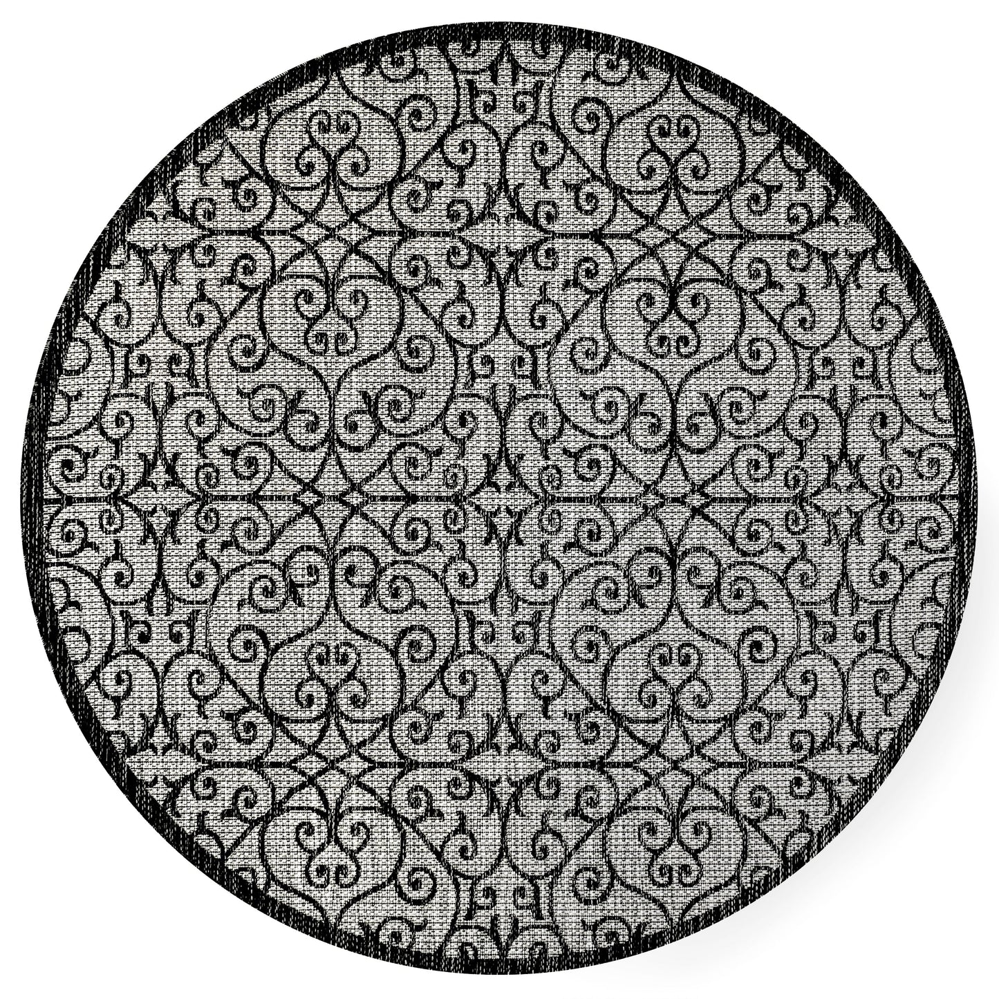 Tapis d'intérieur/extérieur à tissage texturé JONATHAN Y Ourika