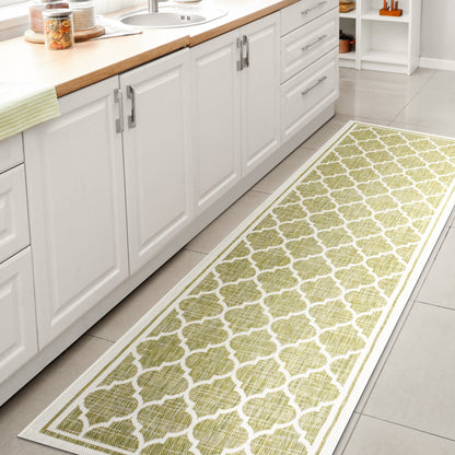 Tapis d'intérieur/extérieur JONATHAN Y Zinnia à tissage texturé