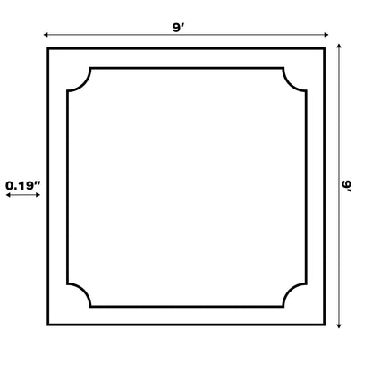 Tapis d'intérieur/extérieur JONATHAN Y Zinnia à tissage texturé
