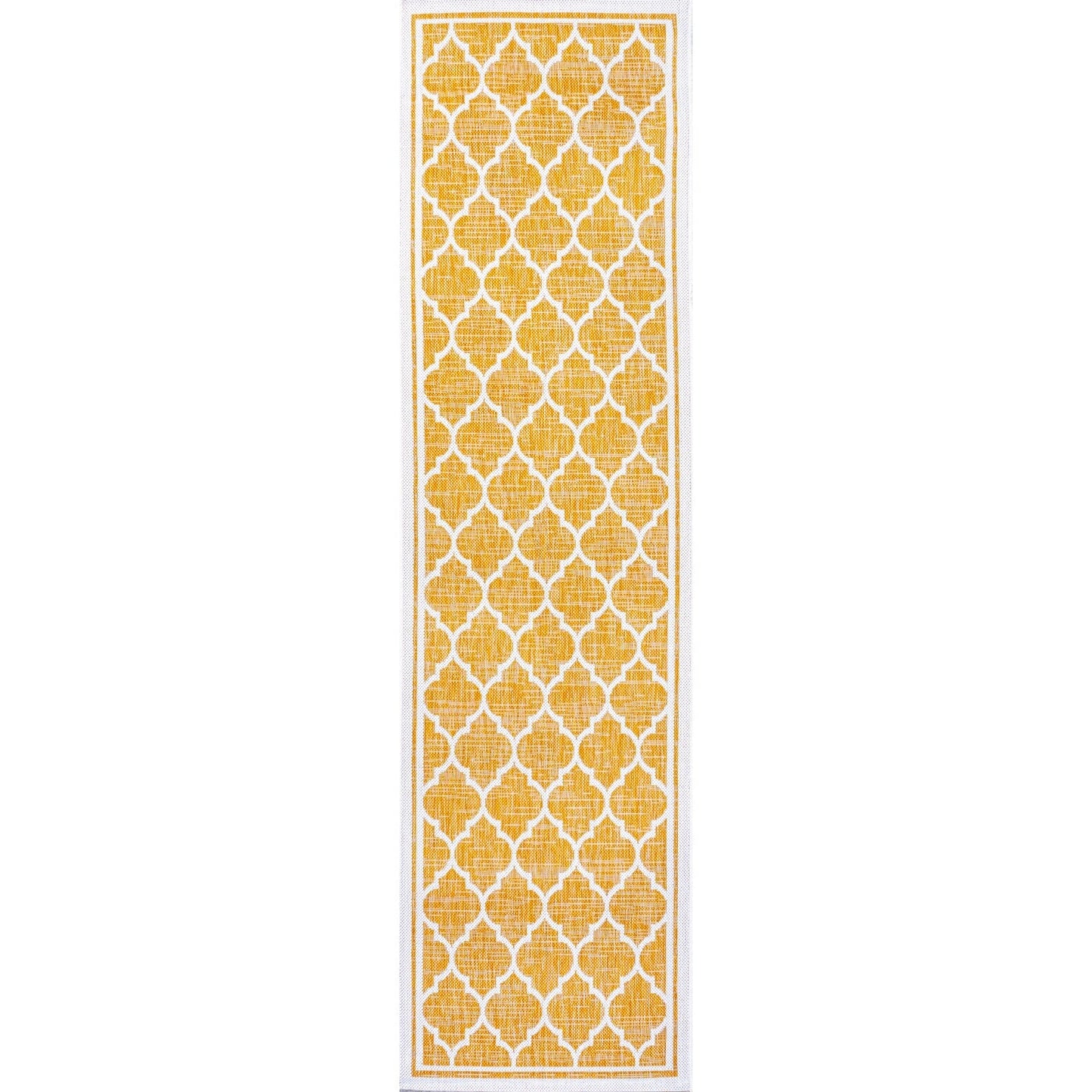 Tapis d'intérieur/extérieur JONATHAN Y Zinnia à tissage texturé