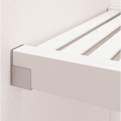 Système de placard John Louis Home en bois massif blanc