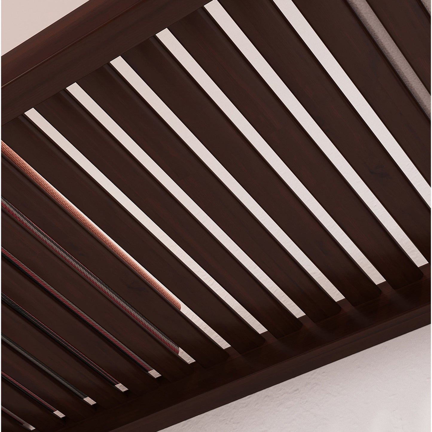 Système de rangement John Louis Home en bois massif, modèle Simplicity, couleur expresso