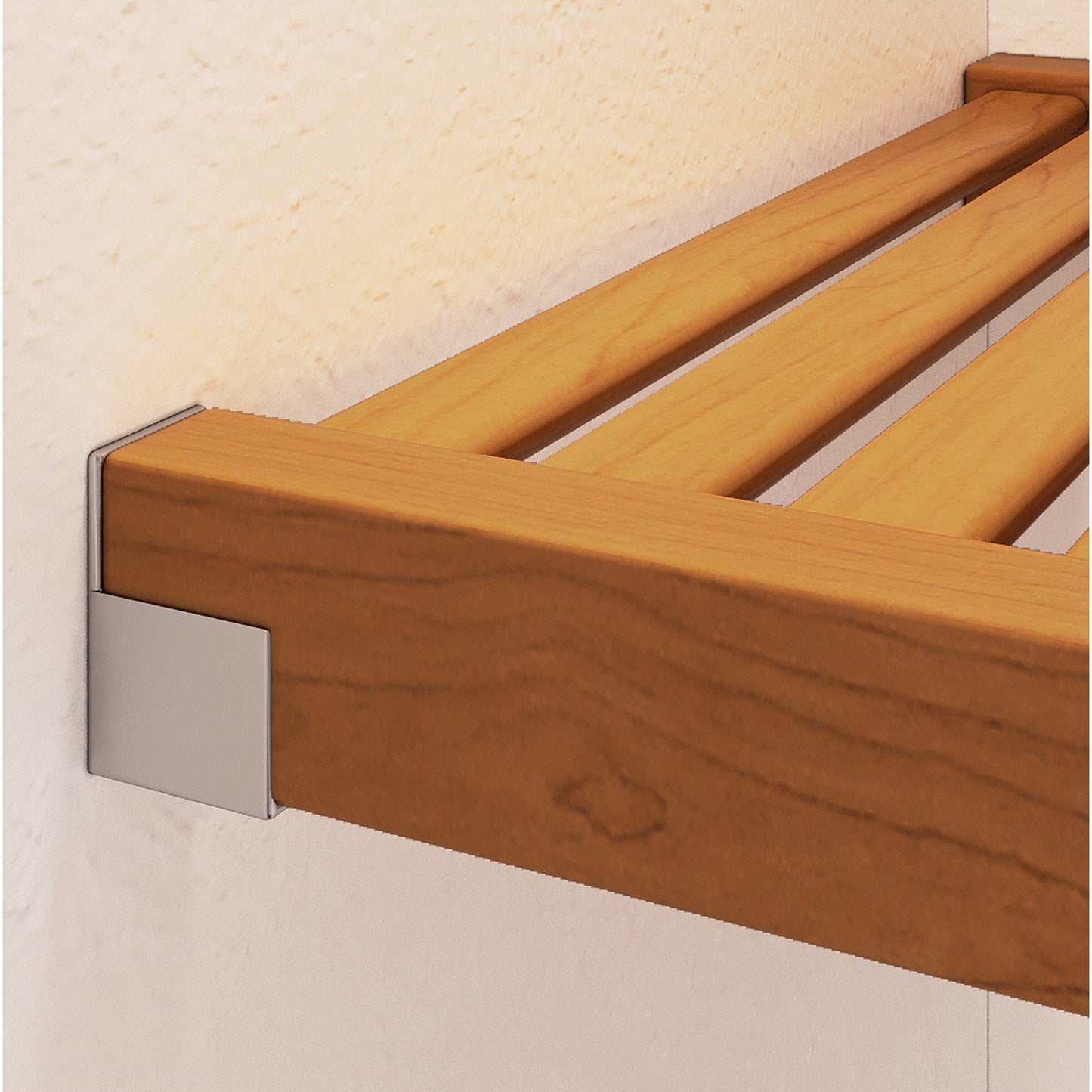 Système de rangement John Louis Home Simplicity en bois massif, érable miel