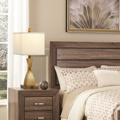 Lampe de table tactile KAWOTI 22'' avec ports USB et ampoules (lot de 2)