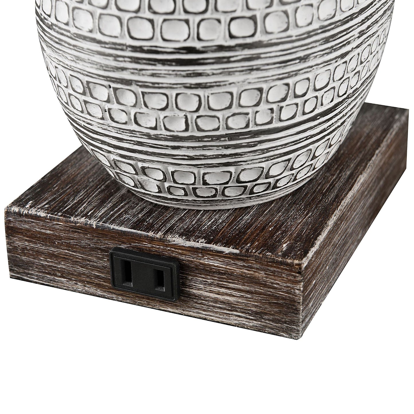 Lampes de table KAWOTI à commande tactile avec ports USB (lot de 2)