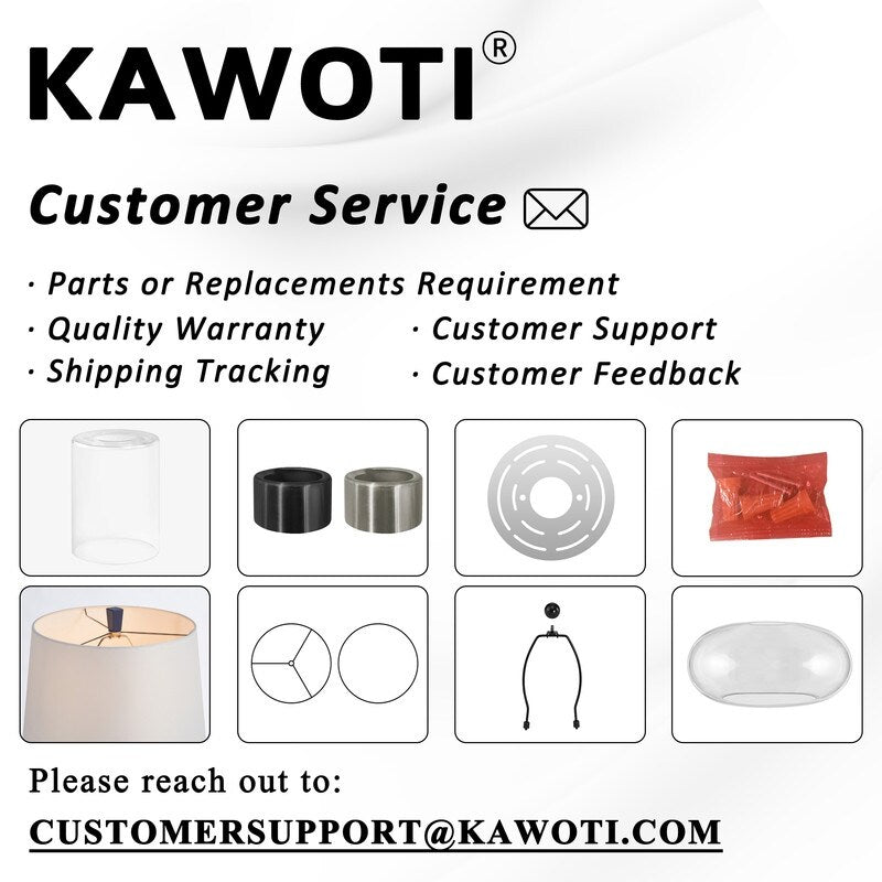 Lampes de table KAWOTI à commande tactile avec ports USB (lot de 2)