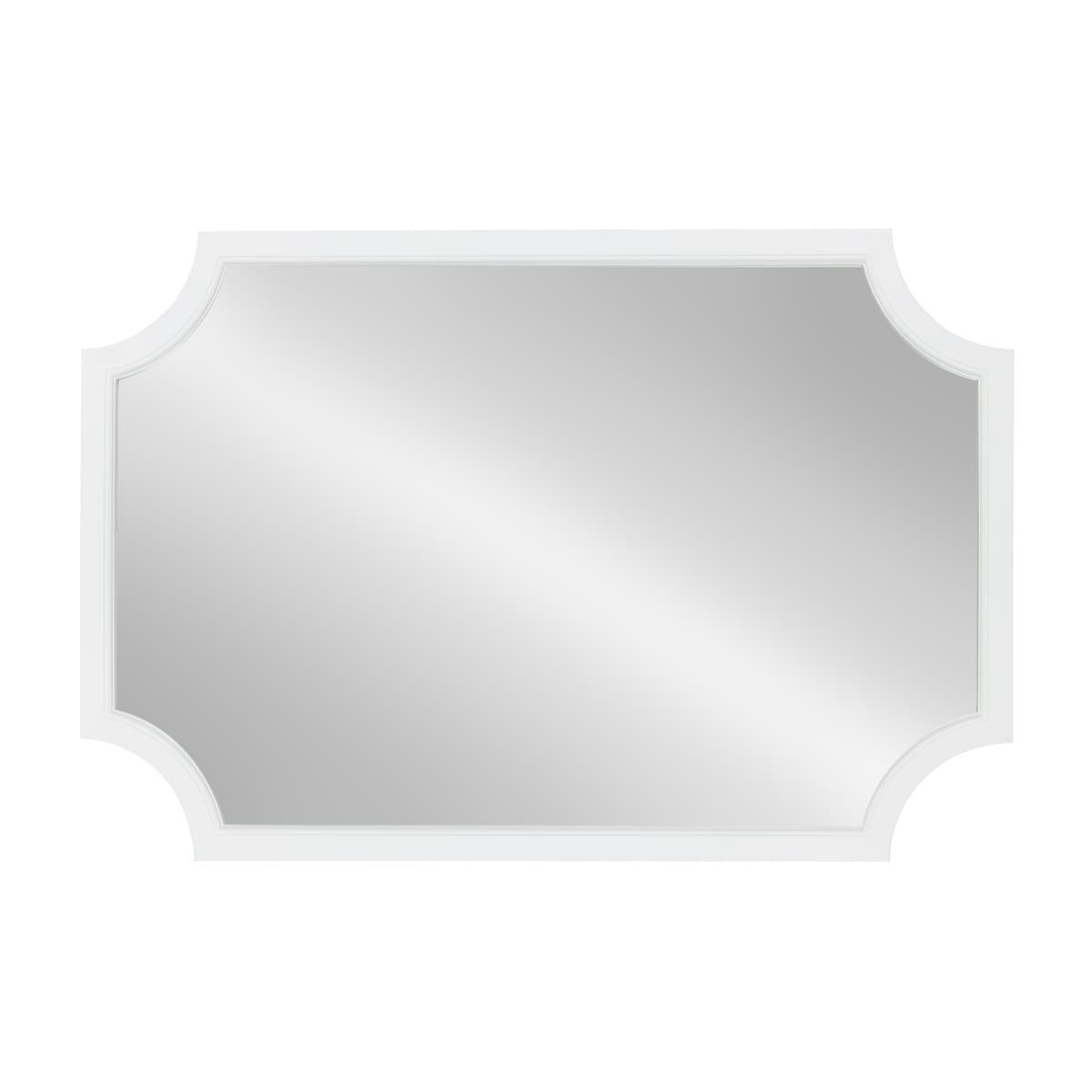 Miroir à cadre en bois festonné Kate et Laurel Hogan