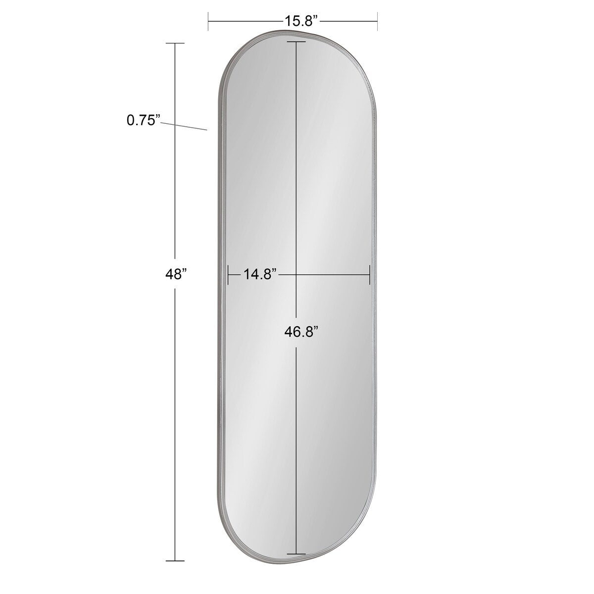 Miroir mural encadré Kate et Laurel Caskill Capsule