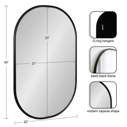 Miroir mural encadré Kate et Laurel Caskill Capsule