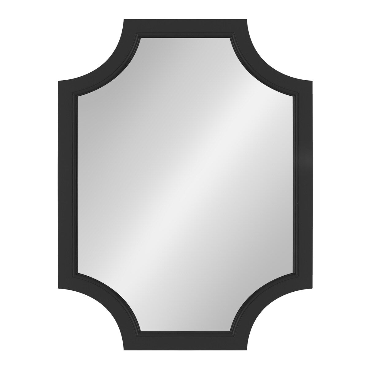 Miroir à cadre en bois festonné Kate et Laurel Hogan