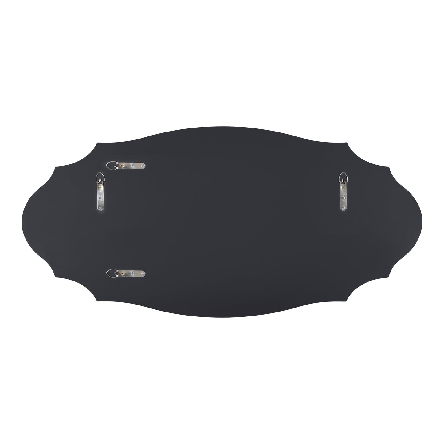 Miroir mural ovale festonné Kate and Laurel Leanna