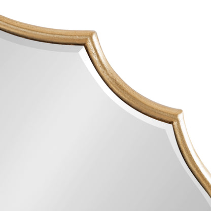 Miroir mural ovale festonné Kate and Laurel Leanna