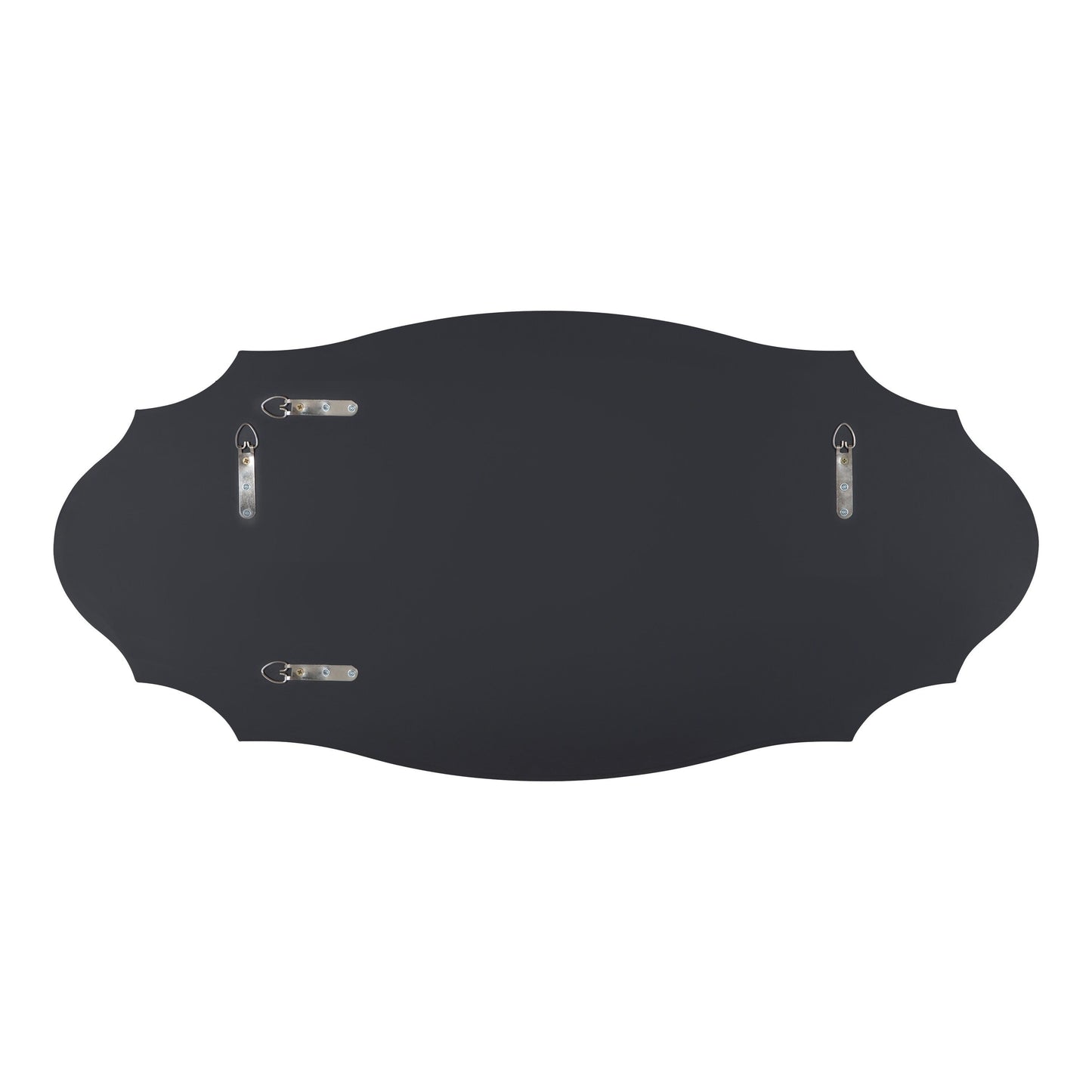 Miroir mural ovale festonné Kate and Laurel Leanna