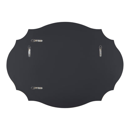 Miroir mural ovale festonné Kate and Laurel Leanna