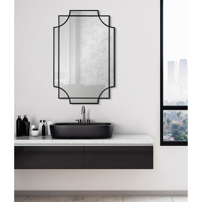 Miroir mural décoratif encadré traditionnel Kate and Laurel Minuette