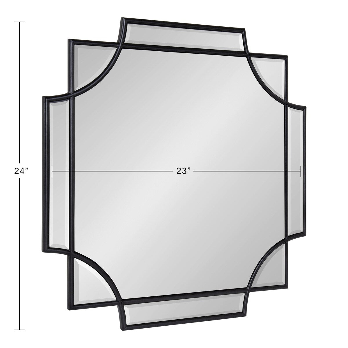 Miroir mural décoratif encadré traditionnel Kate and Laurel Minuette