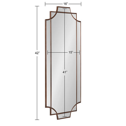 Miroir mural décoratif encadré traditionnel Kate and Laurel Minuette