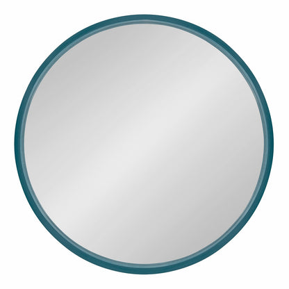 Miroir mural rond en bois Kate et Laurel Travis