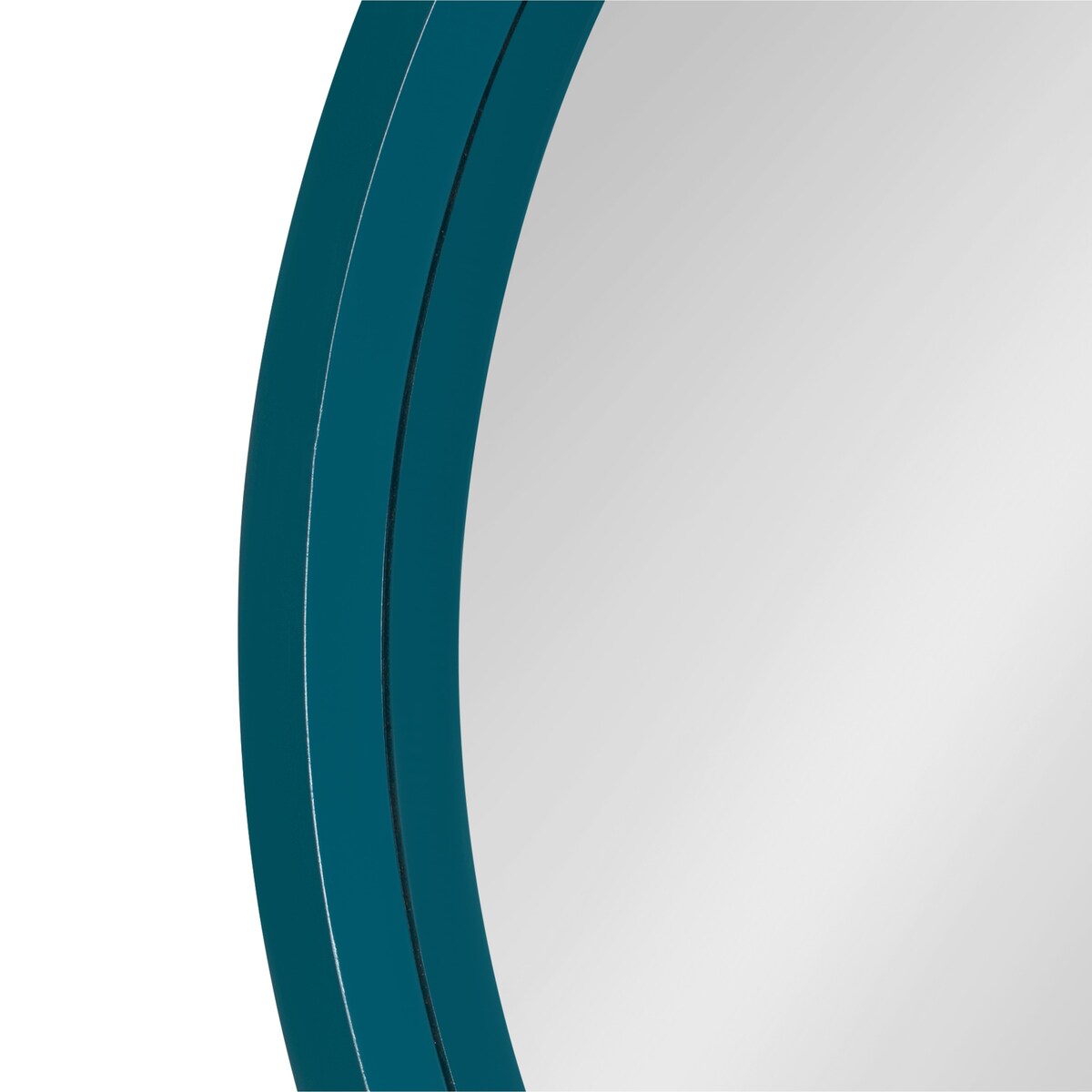 Miroir mural rond en bois Kate et Laurel Travis