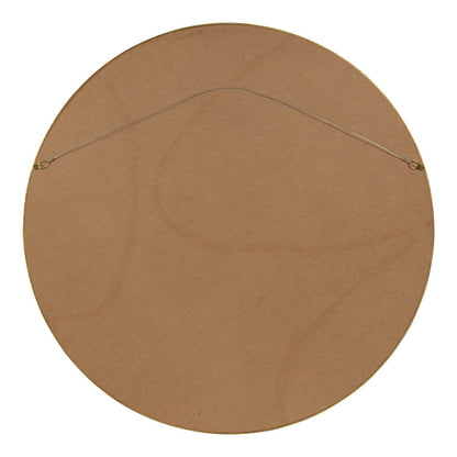 Miroir mural rond en bois Kate et Laurel Travis