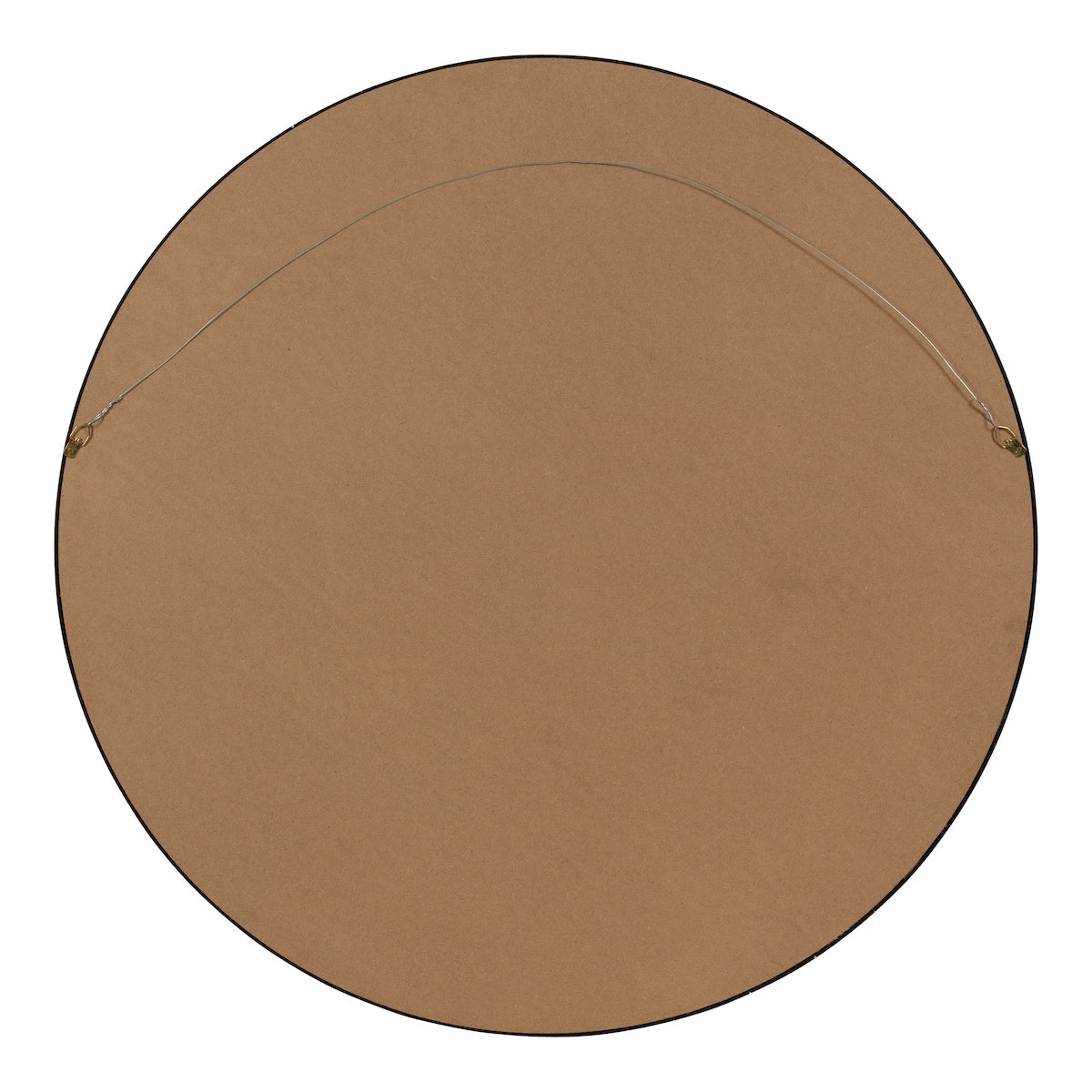 Miroir mural rond en bois Kate et Laurel Travis