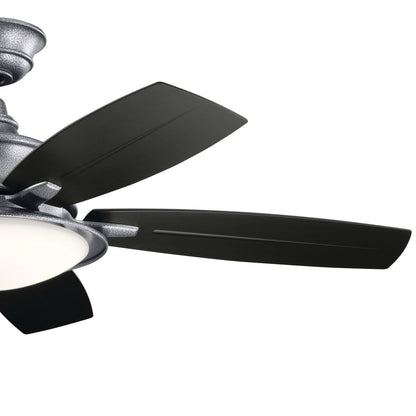 Ventilateur de plafond Kichler Cameron 52 à 5 pales avec télécommande et éclairage LED