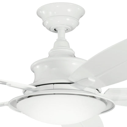 Ventilateur de plafond Kichler Cameron 52 à 5 pales avec télécommande et éclairage LED