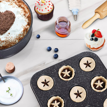 Ensemble de 12/30 pièces de batterie de cuisine antiadhésive à induction Kitchen Academy