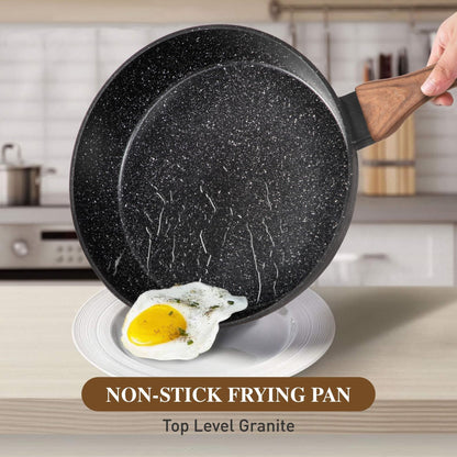 Ensemble de 12/30 pièces de batterie de cuisine antiadhésive à induction Kitchen Academy