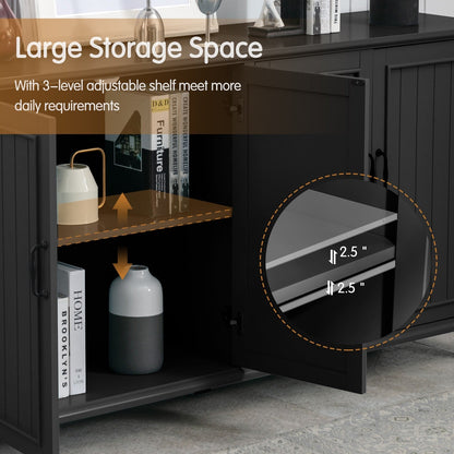 Buffet de cuisine, meuble bar à café, meuble de rangement d'appoint