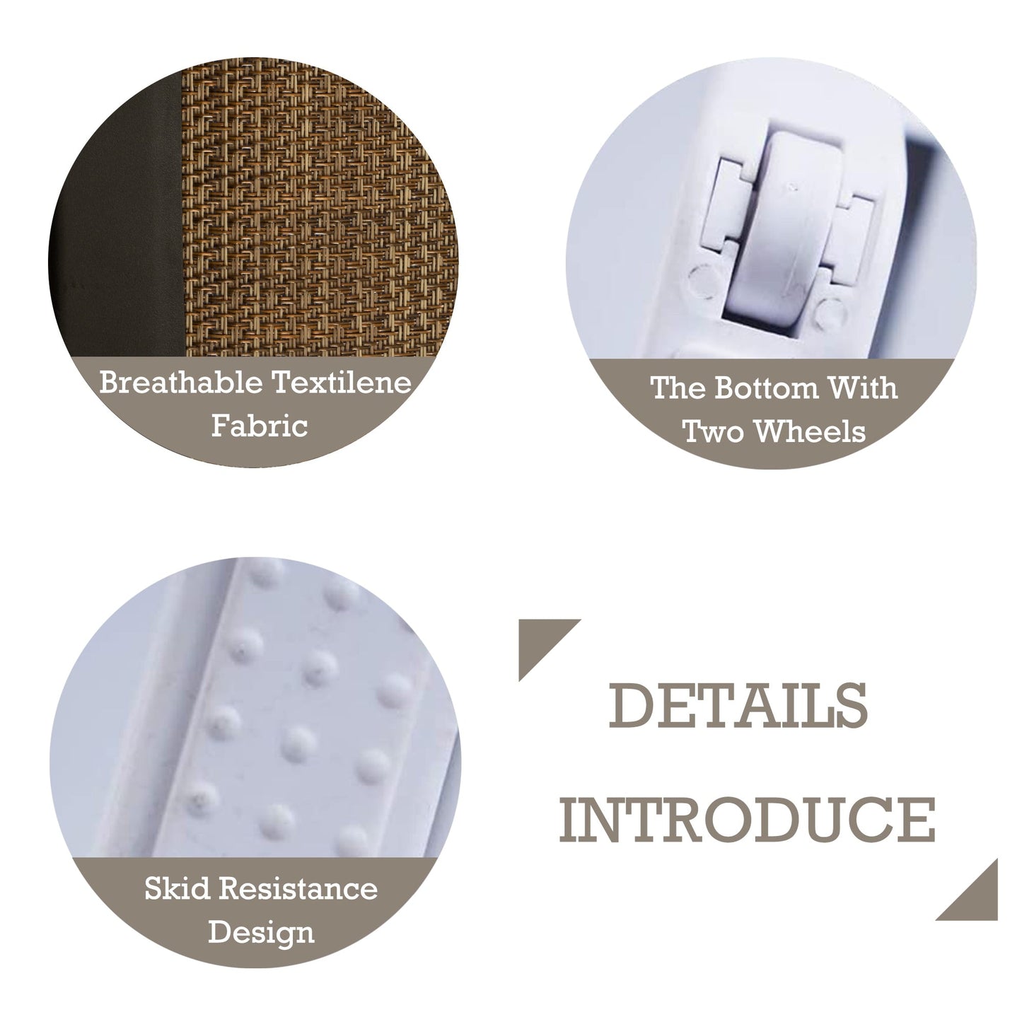 Chaise longue de patio inclinable et réglable Kozyard Alan, pieds entièrement plats en aluminium et résine de polypropylène