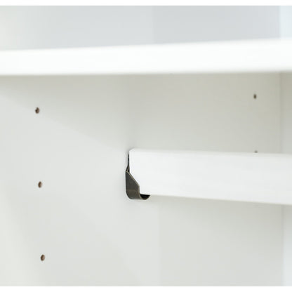 Armoire-penderie Kyle 4 portes de Palace Imports, 100 % bois massif, avec portes en bois massif ou miroir