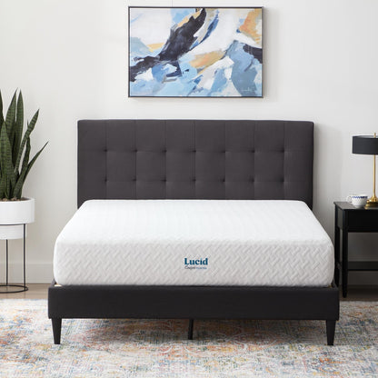 Matelas Lucid Firm en mousse à mémoire de forme et gel de 25 cm