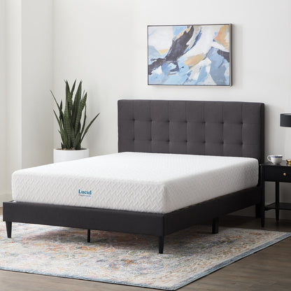 Matelas Lucid Firm en mousse à mémoire de forme et gel de 25 cm