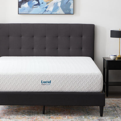 Matelas Lucid Firm en mousse à mémoire de forme et gel de 25 cm