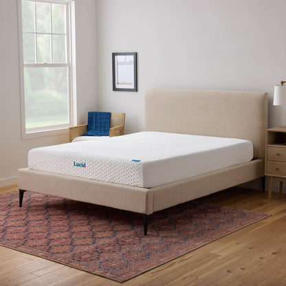 Matelas de luxe Lucid en mousse à mémoire de forme et gel de 25 cm