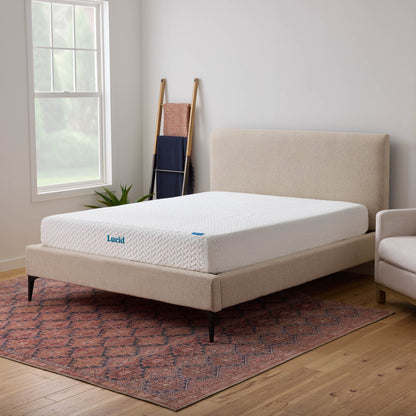 Matelas de luxe Lucid en mousse à mémoire de forme et gel de 25 cm