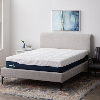 Matelas hybride Lucid de 30 cm en gel et aloe vera