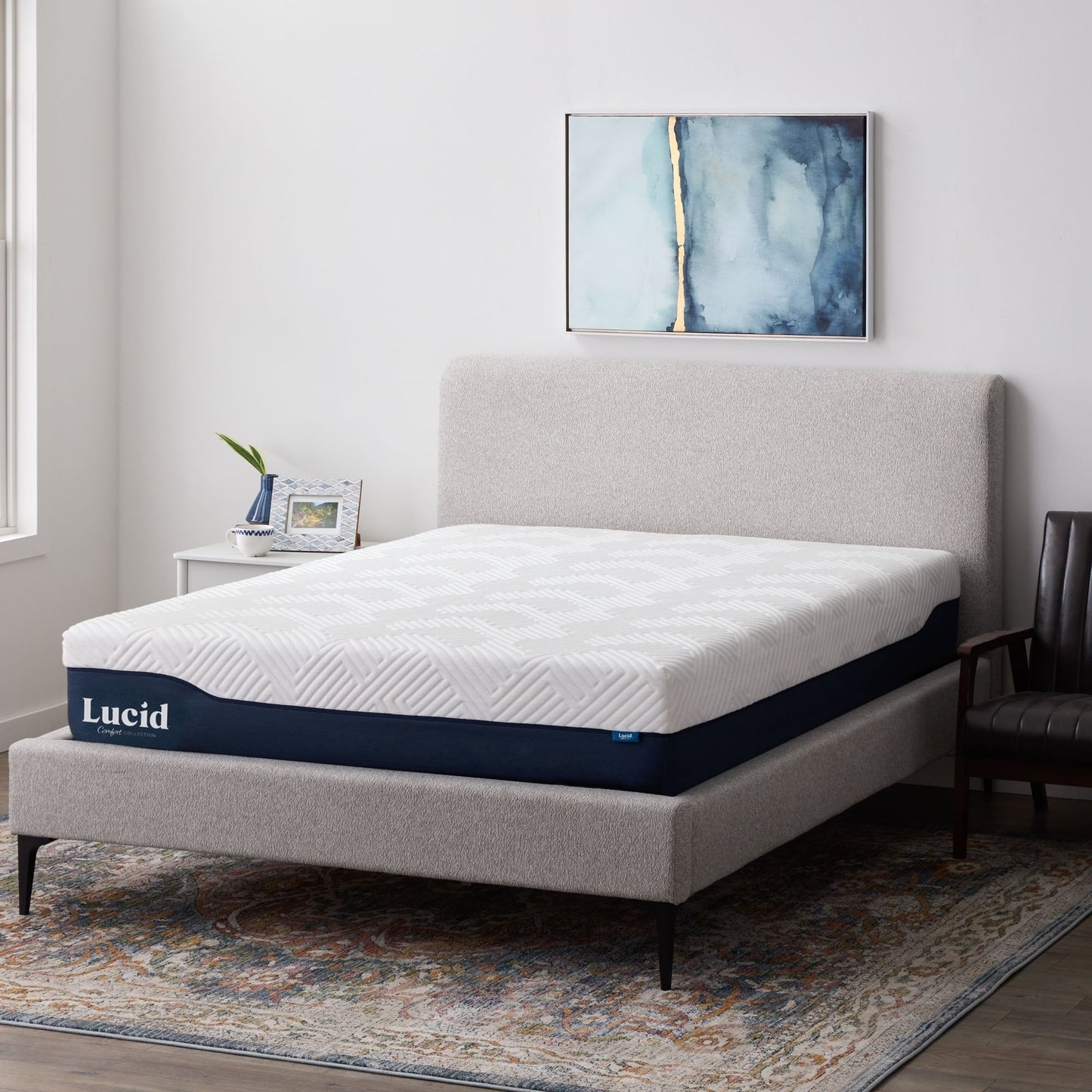 Matelas hybride Lucid de 30 cm en gel et aloe vera