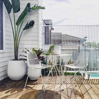 Jardinière conique en fibre de pierre DreamPatio La Mirada (1 pièce) pour intérieur/extérieur