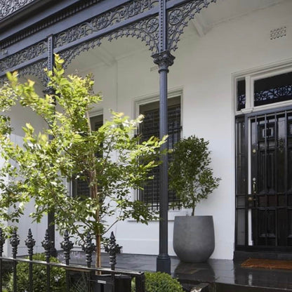 Jardinière conique en fibre de pierre DreamPatio La Mirada (1 pièce) pour intérieur/extérieur