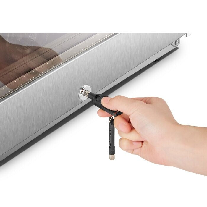 Cave à vin à compresseur LanboPro 24 pouces, 44 bouteilles, double zone