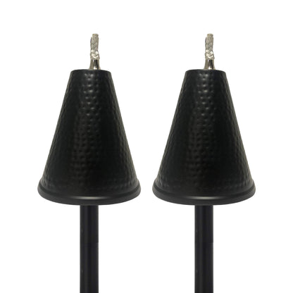 Grande torche tiki hawaïenne en forme de cône