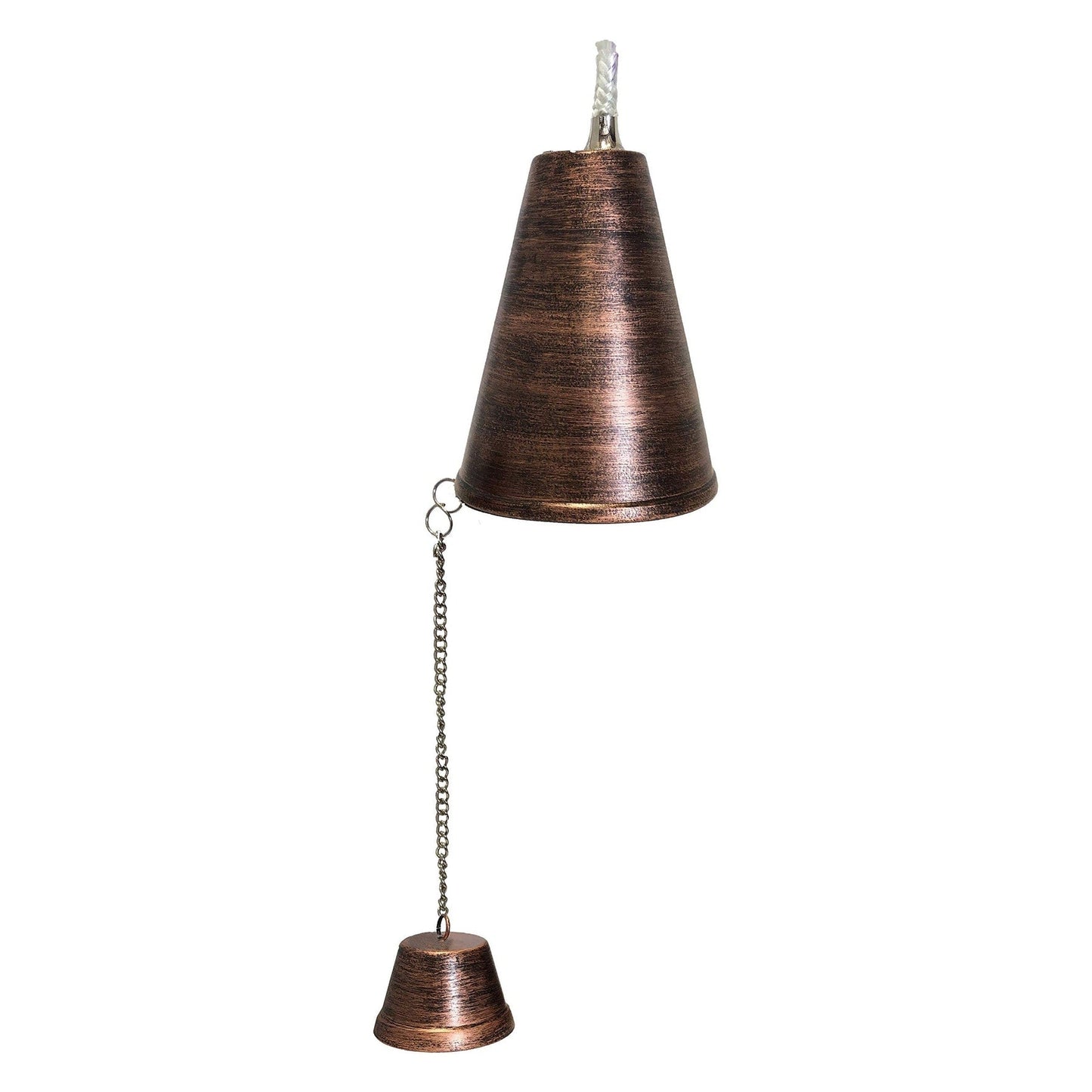 Grande torche tiki hawaïenne en forme de cône